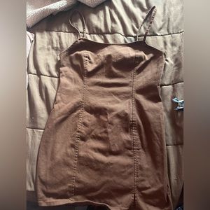 Short Brown Dress